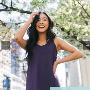 Zyia blackberry twist tank